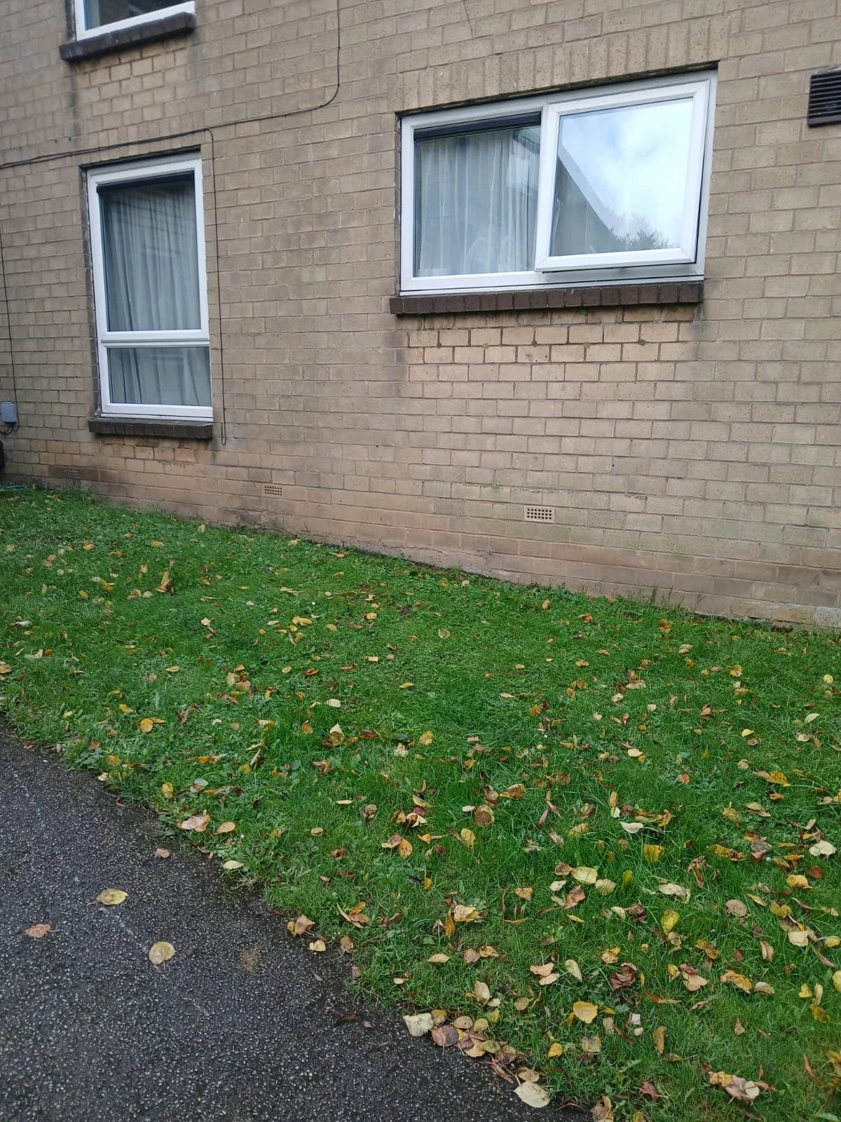 After Bulky Waste Collection - completed clearance showing clean space