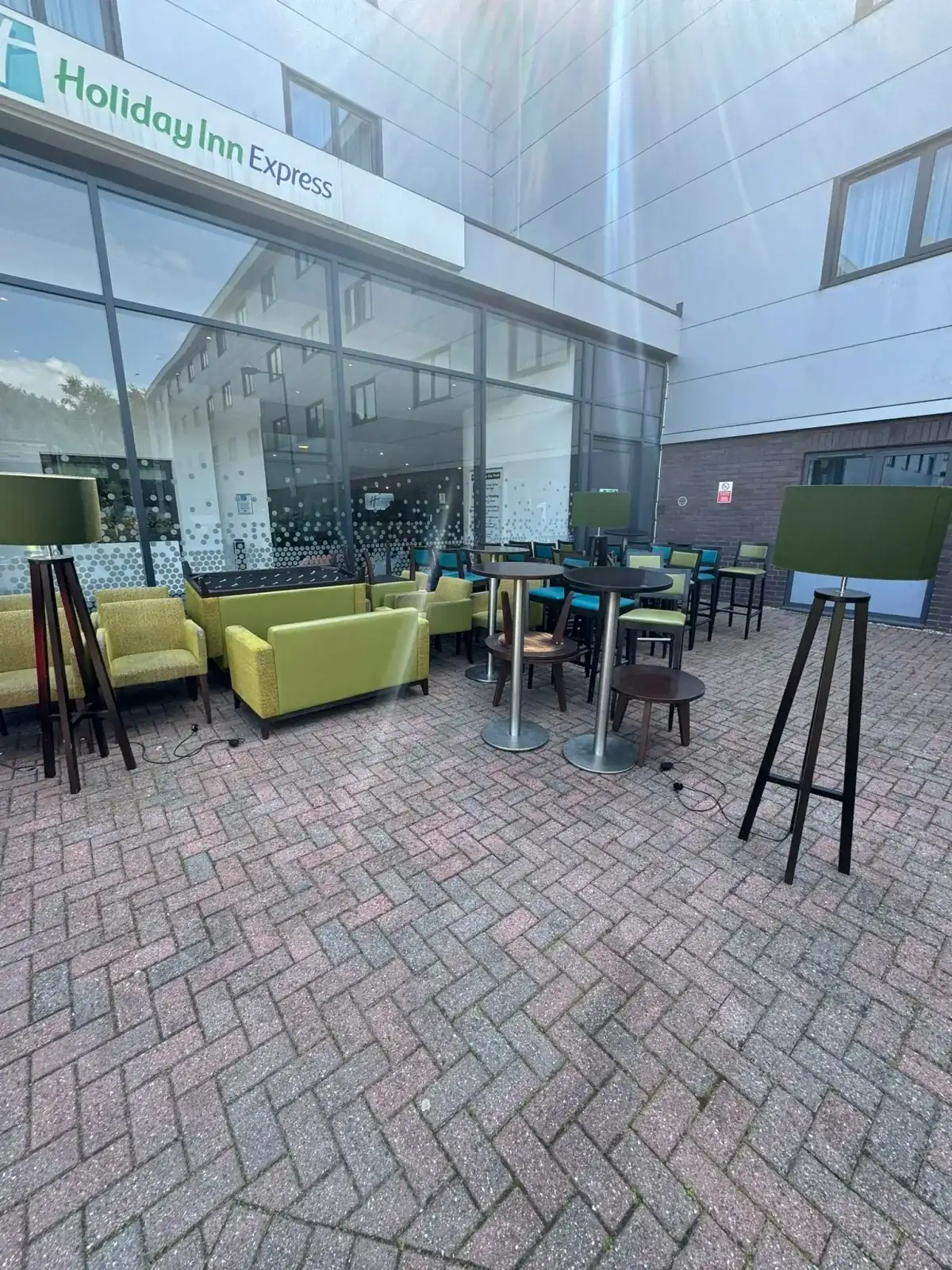 Uniformed team loading waste into van in the North West