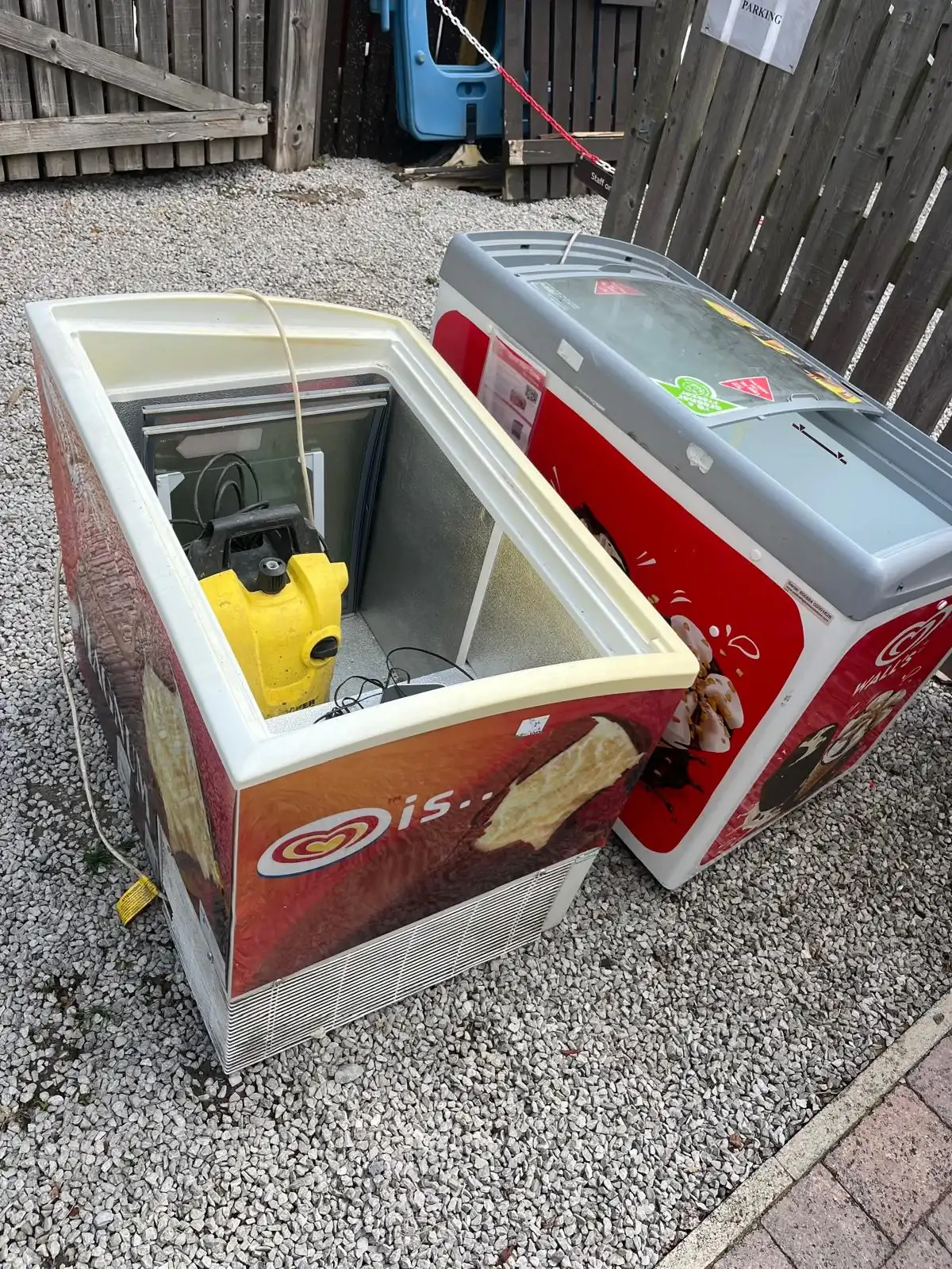 Fridge/Freezer Removal in Prestwich - uniformed team with van