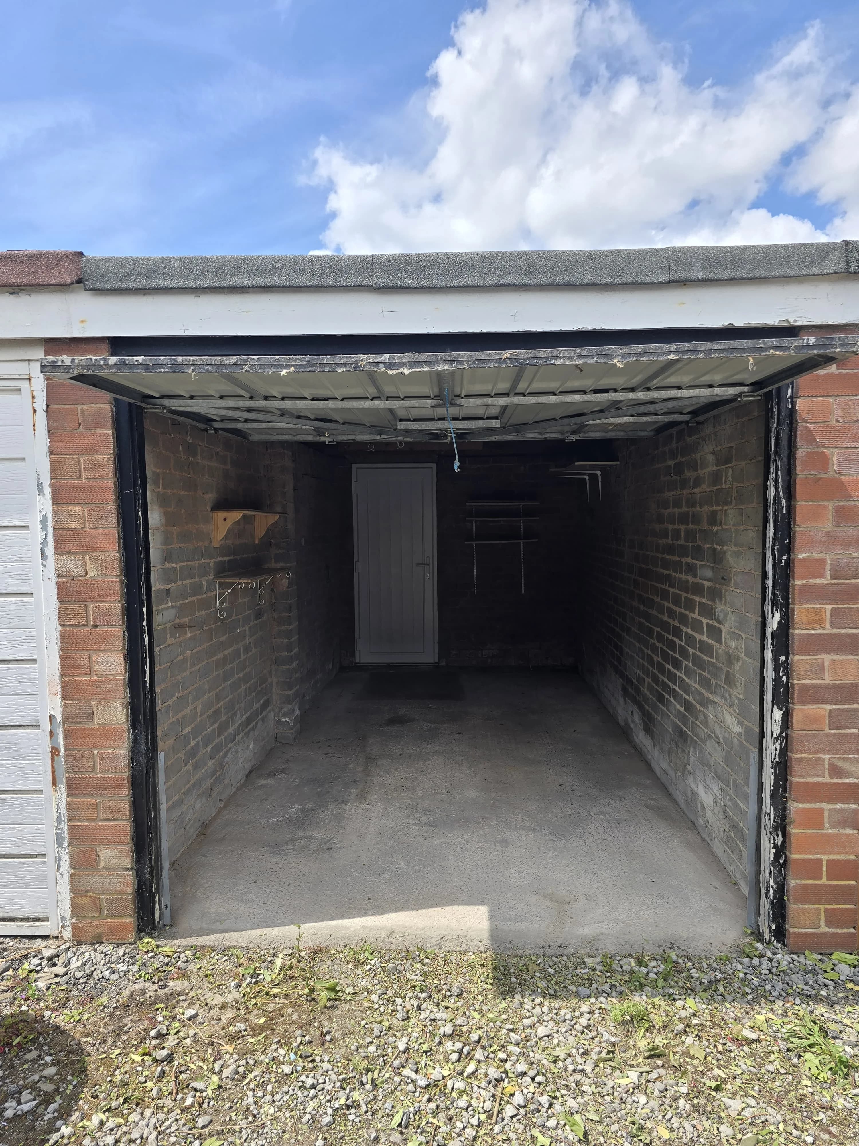 After Garage Clearance - completed clearance showing clean space
