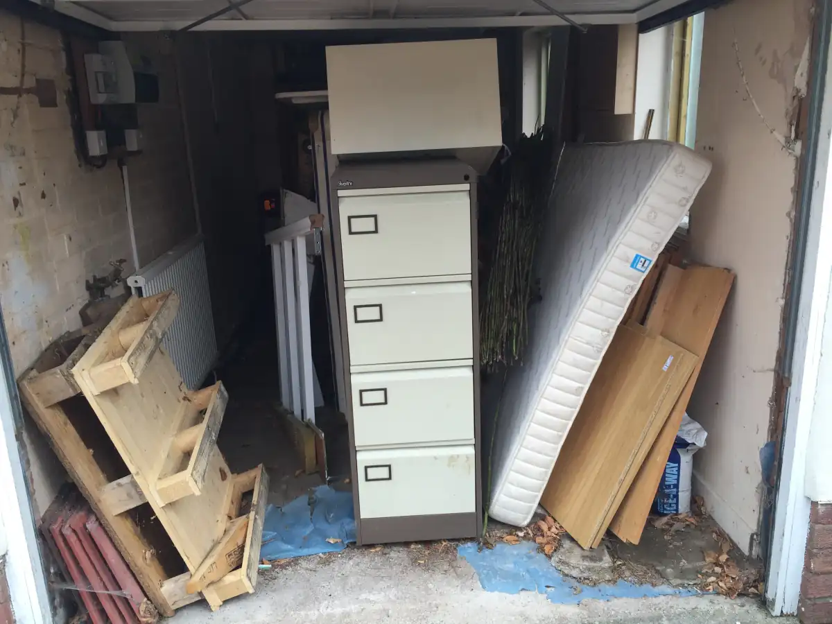 Garage Clearance in Heysham - uniformed team with van