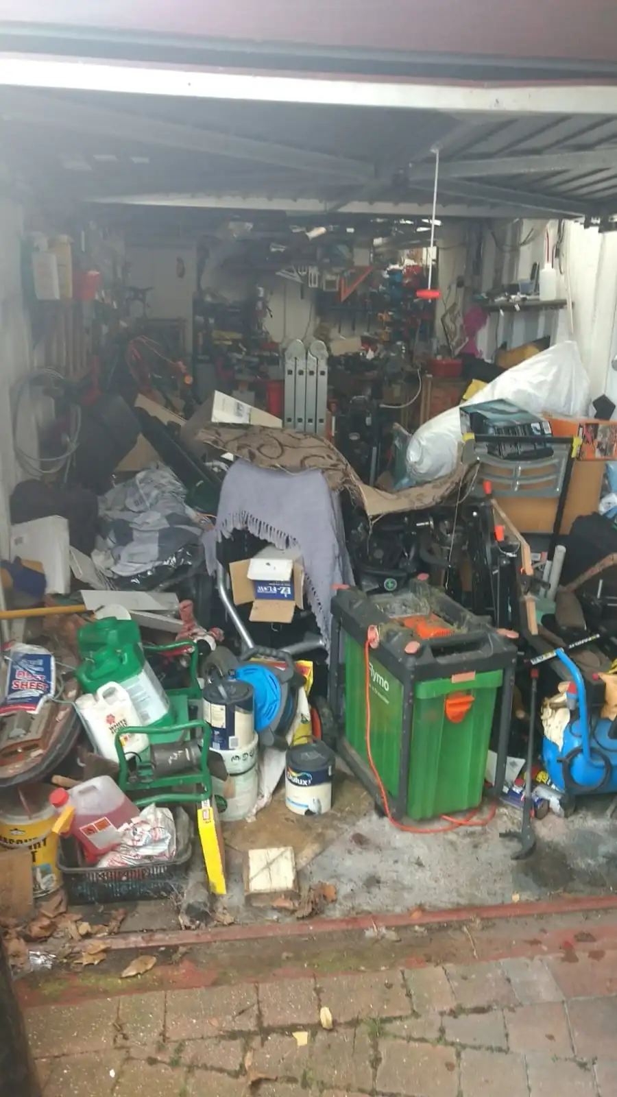 Garage Clearance in Batley - uniformed team with van