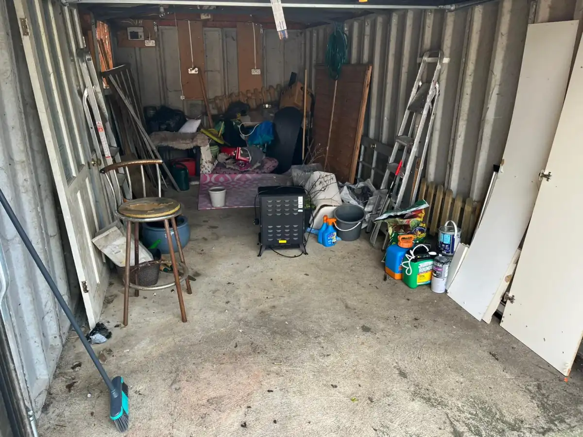 Garage Clearance in Oldham - uniformed team with van