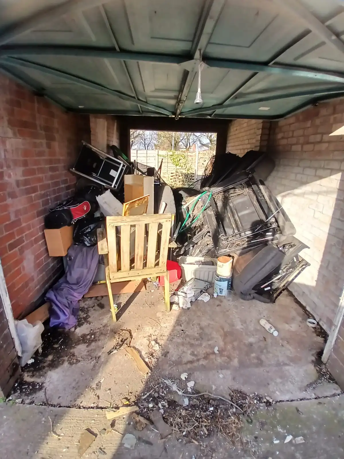 Garage Clearance in Ramsbottom - uniformed team with van