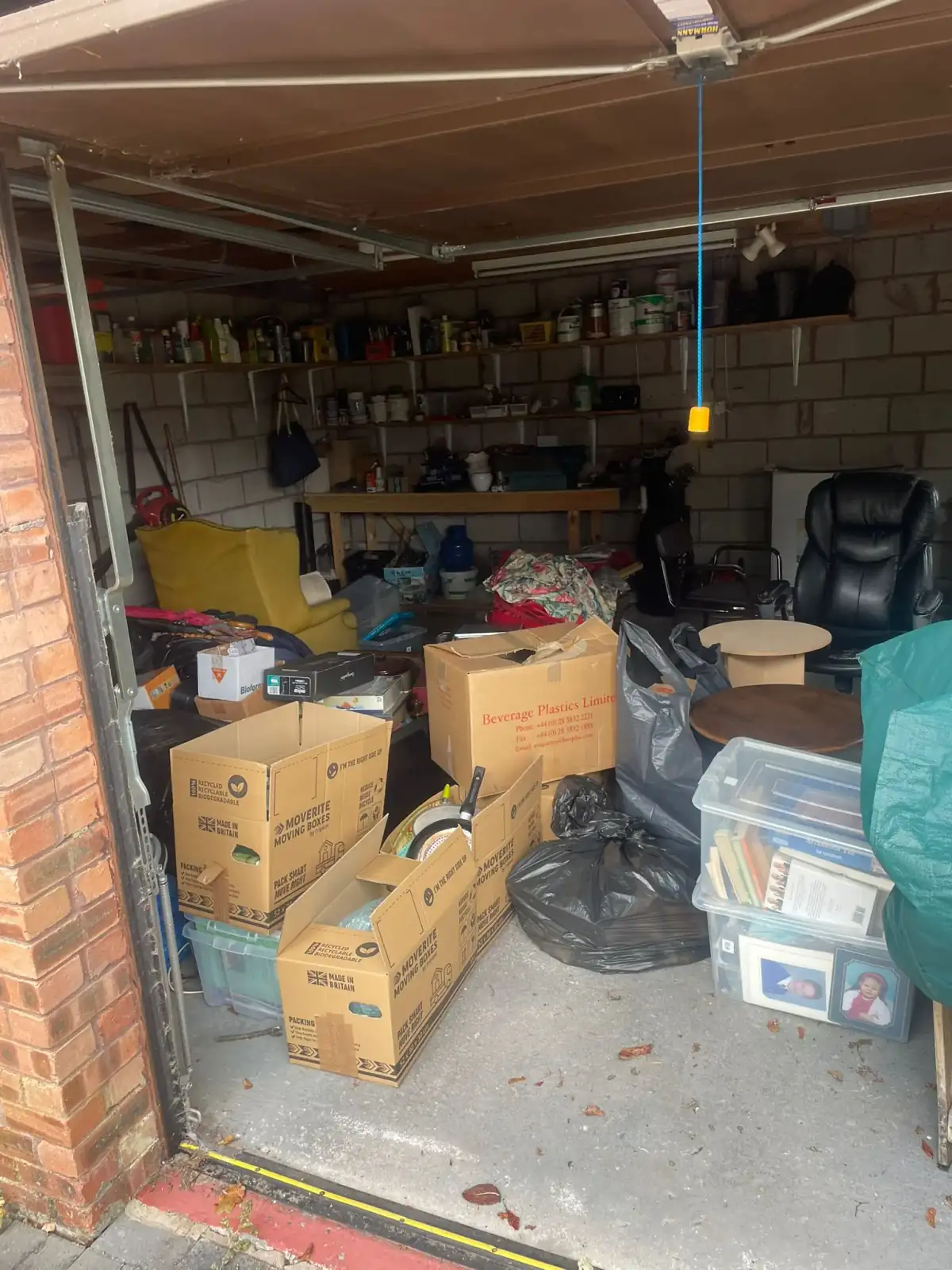 House Clearance in Batley - uniformed team with van