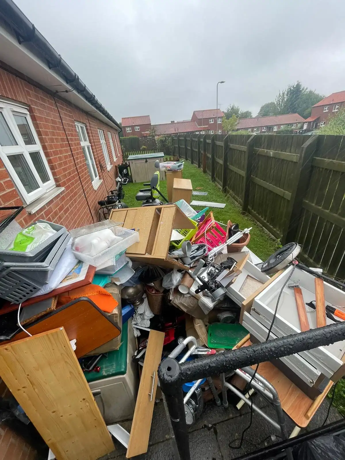 House Clearance in Clitheroe - uniformed team with van