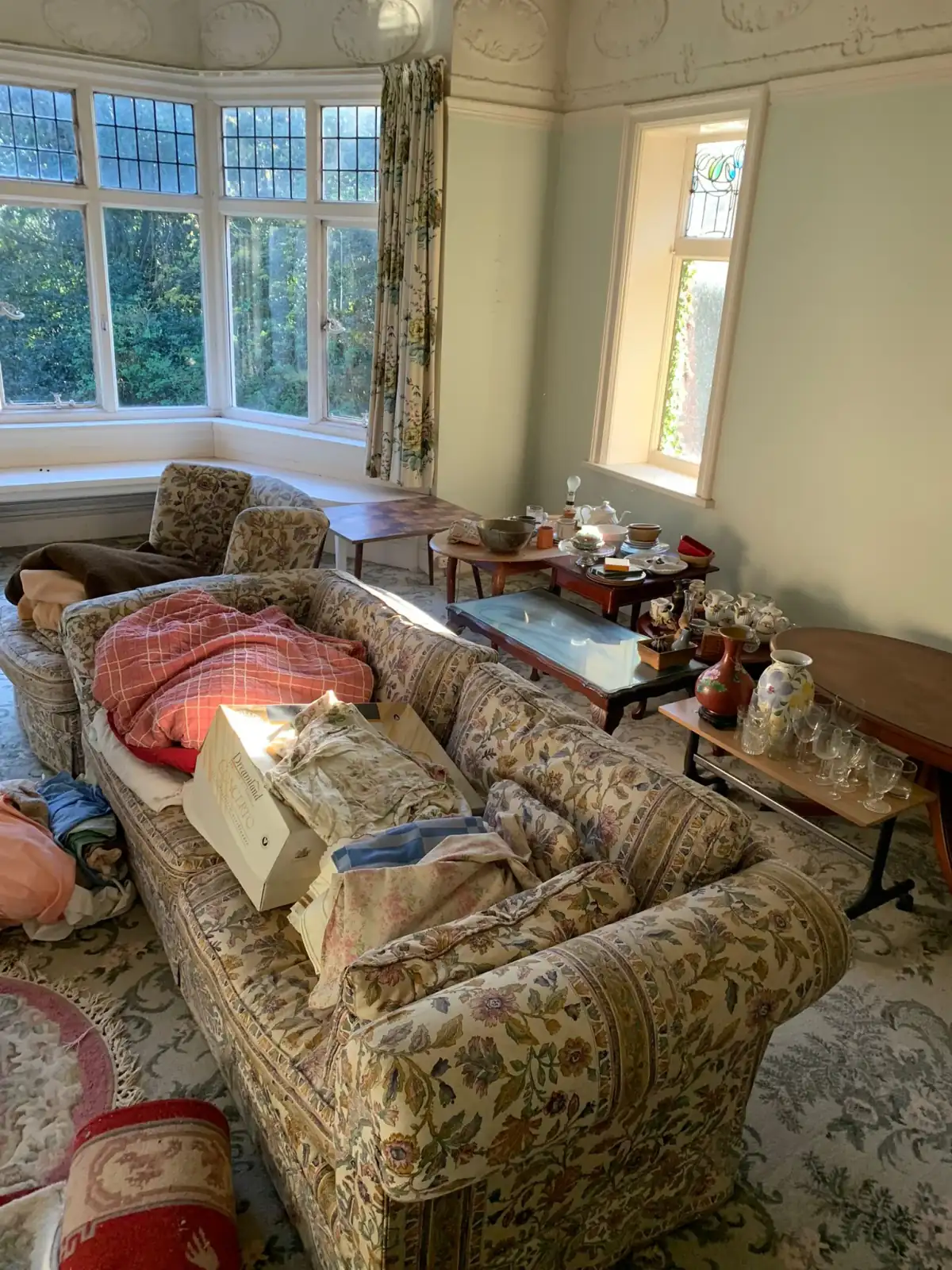 House Clearance in Congleton - uniformed team with van