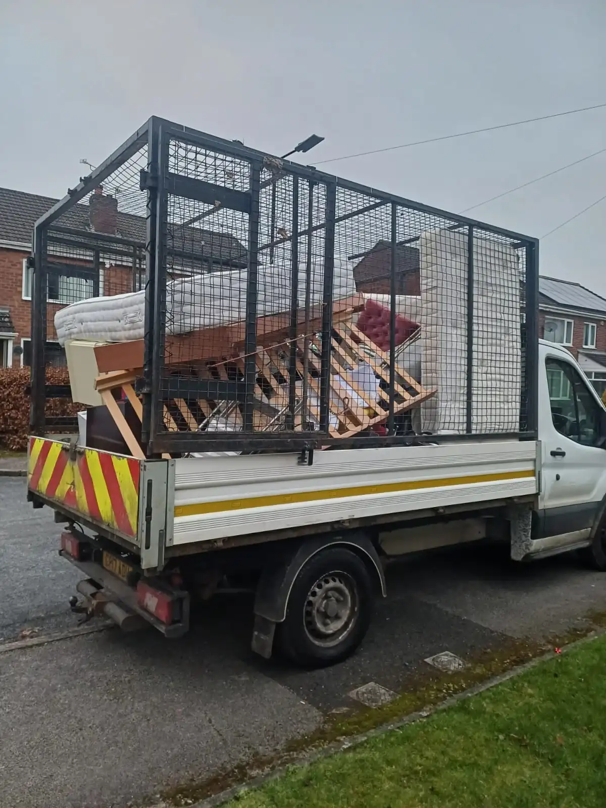 House Clearance in Runcorn - uniformed team with van