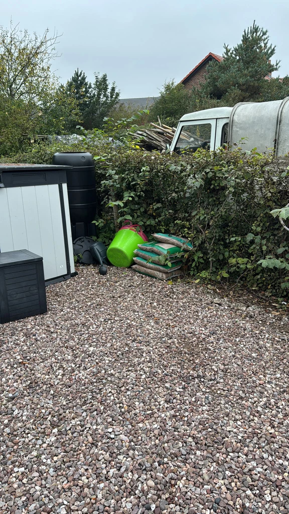 After Mattress Removal - completed clearance showing clean space