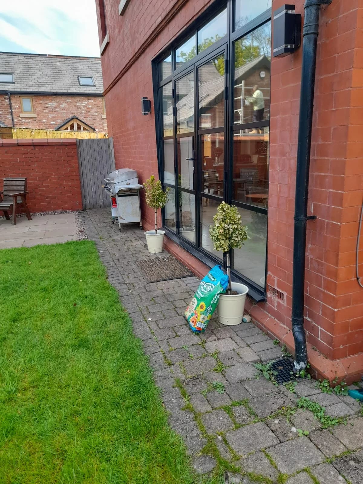 After Mattress Removal - completed clearance showing clean space