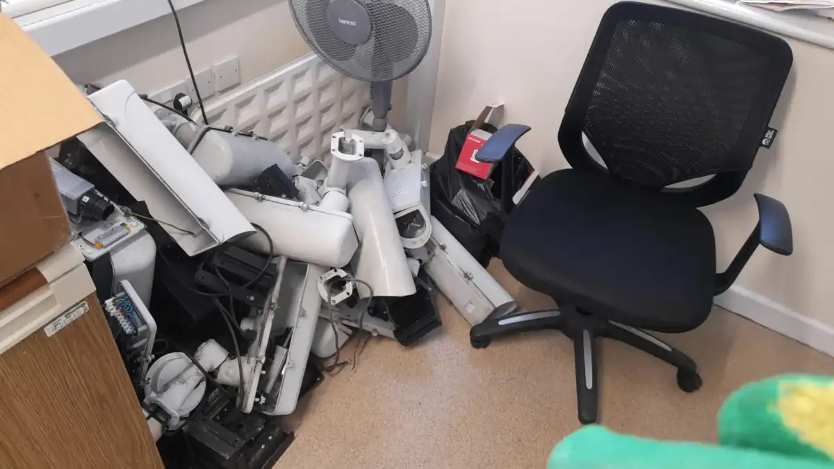 Office Clearance in Ramsbottom - uniformed team with van