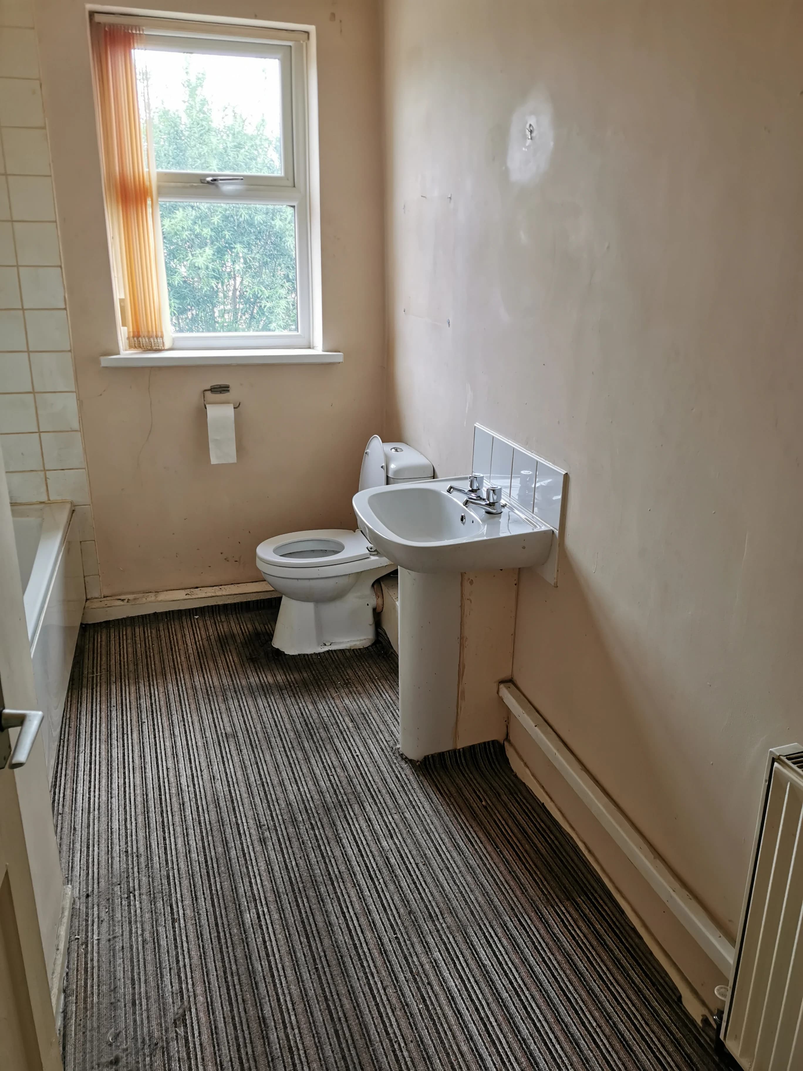 After Rubbish Removal - completed clearance showing clean space