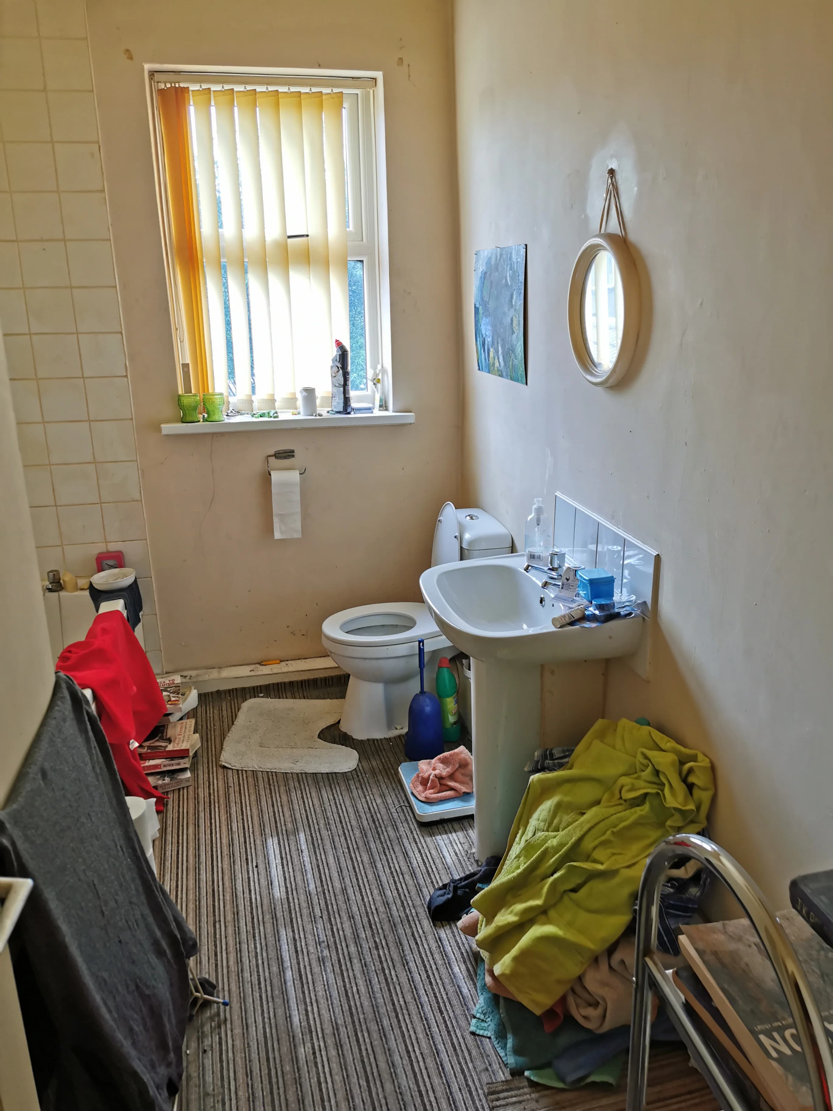 Before Rubbish Removal - property clearance in progress