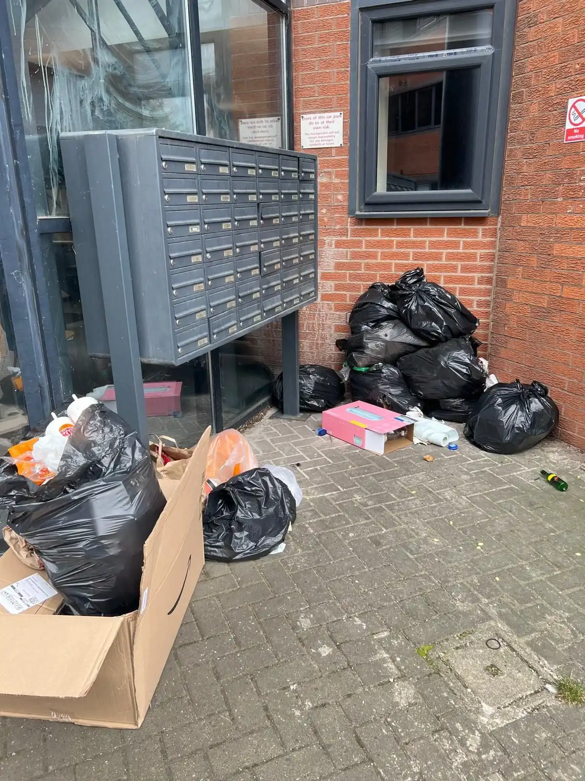 Rubbish Removal in Cleveleys - uniformed team with van