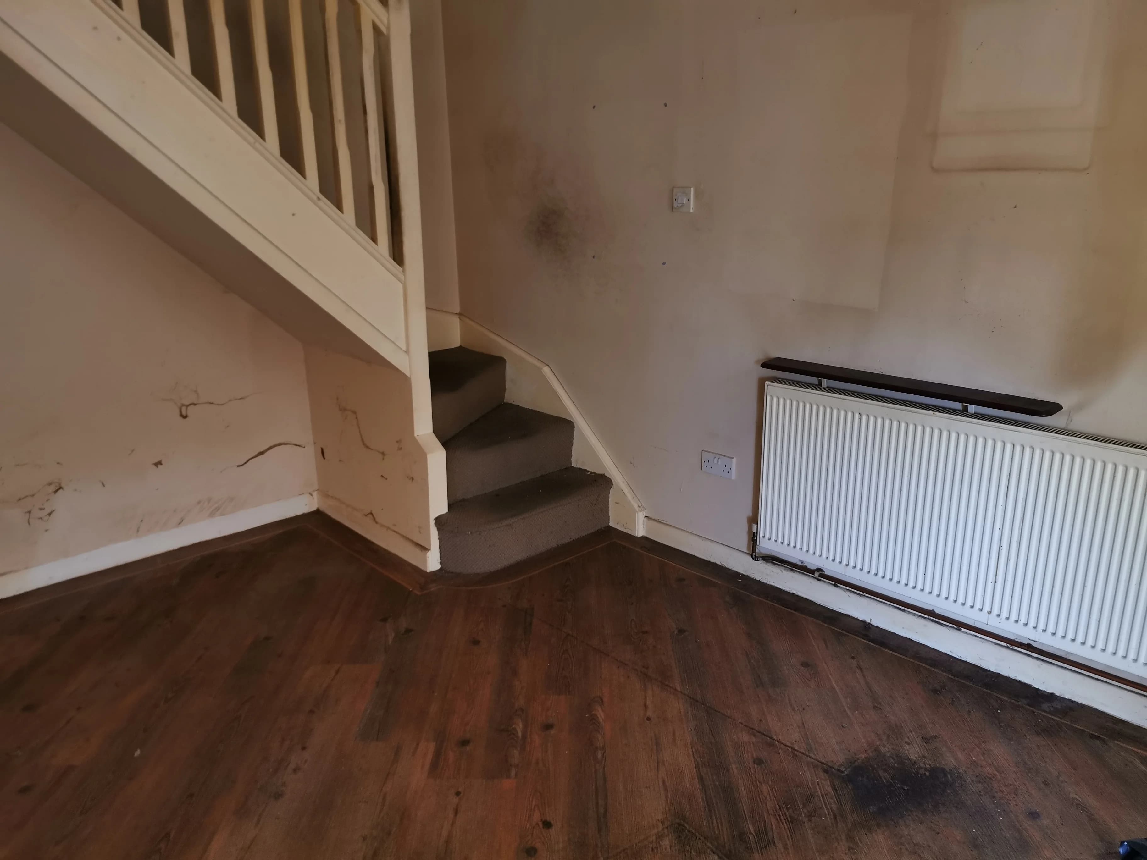 After Sensitive House Clearance - completed clearance showing clean space