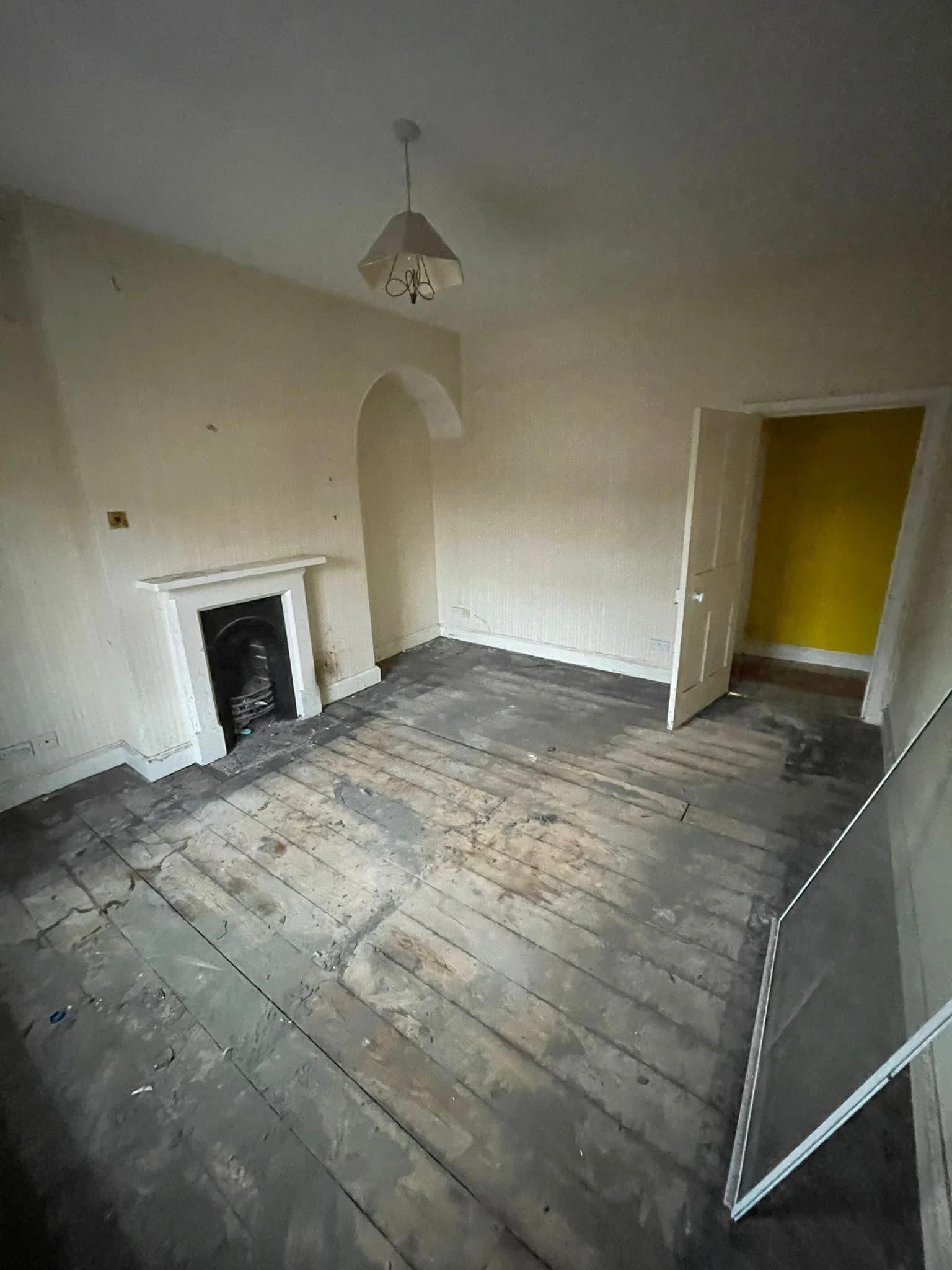 After Sensitive House Clearance - completed clearance showing clean space