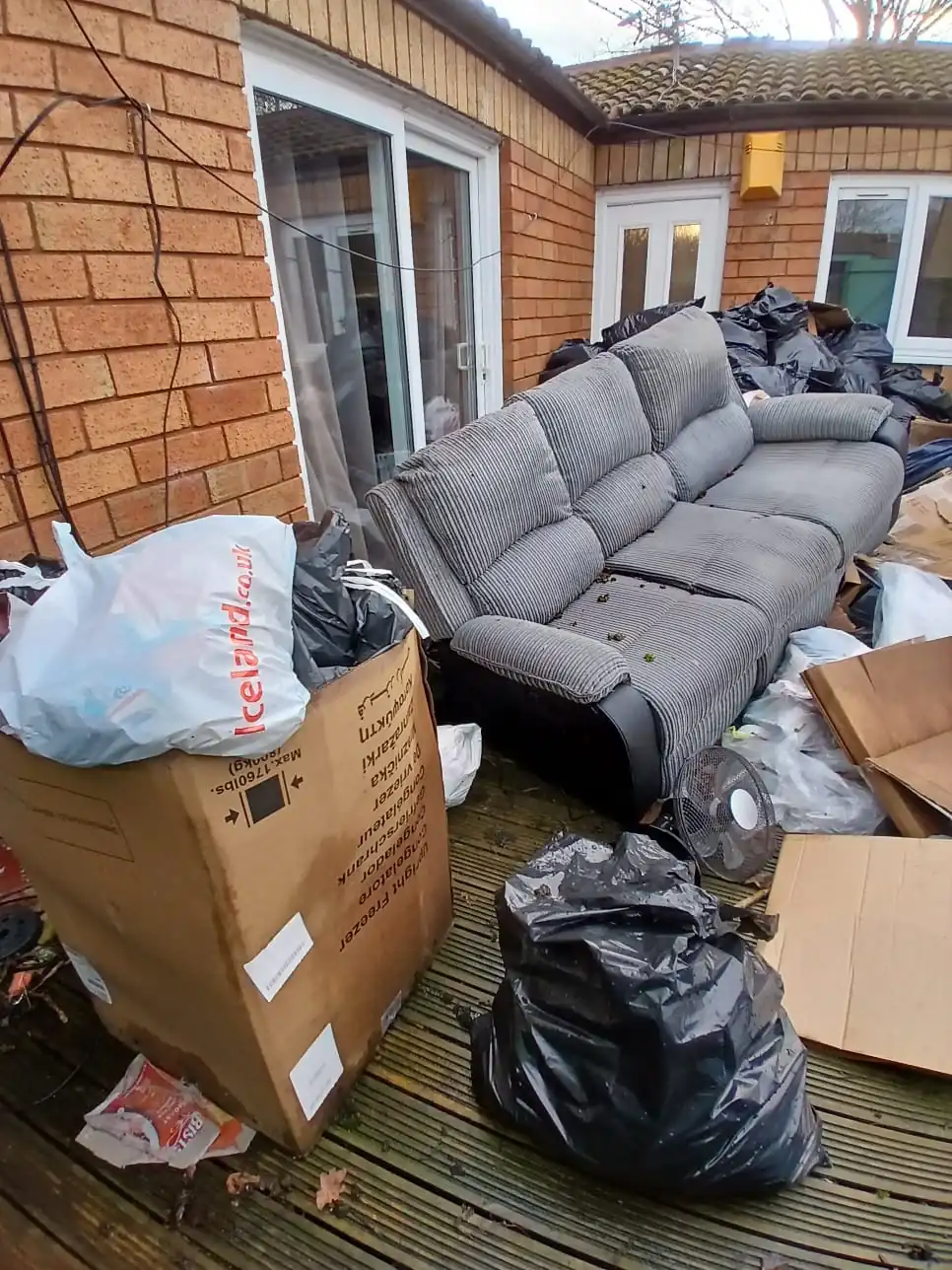Sensitive House Clearance in Kirklees - uniformed team with van