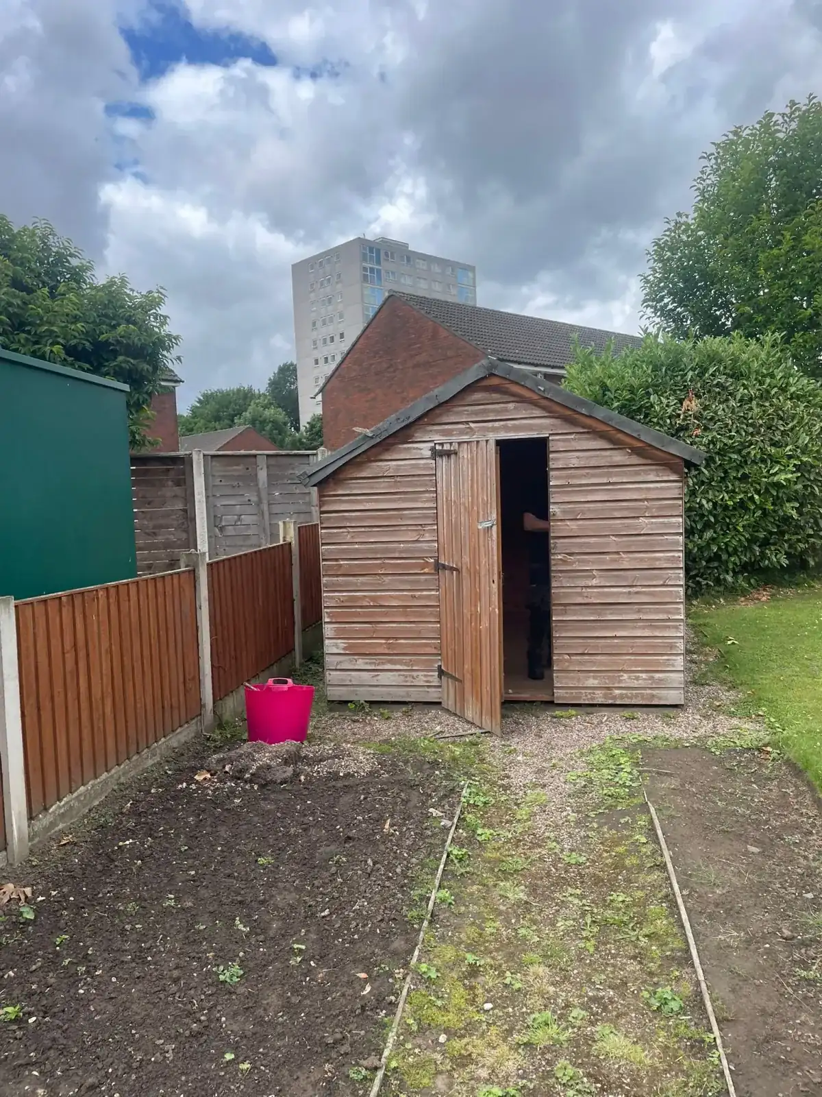 Uniformed team loading waste into van in the North West