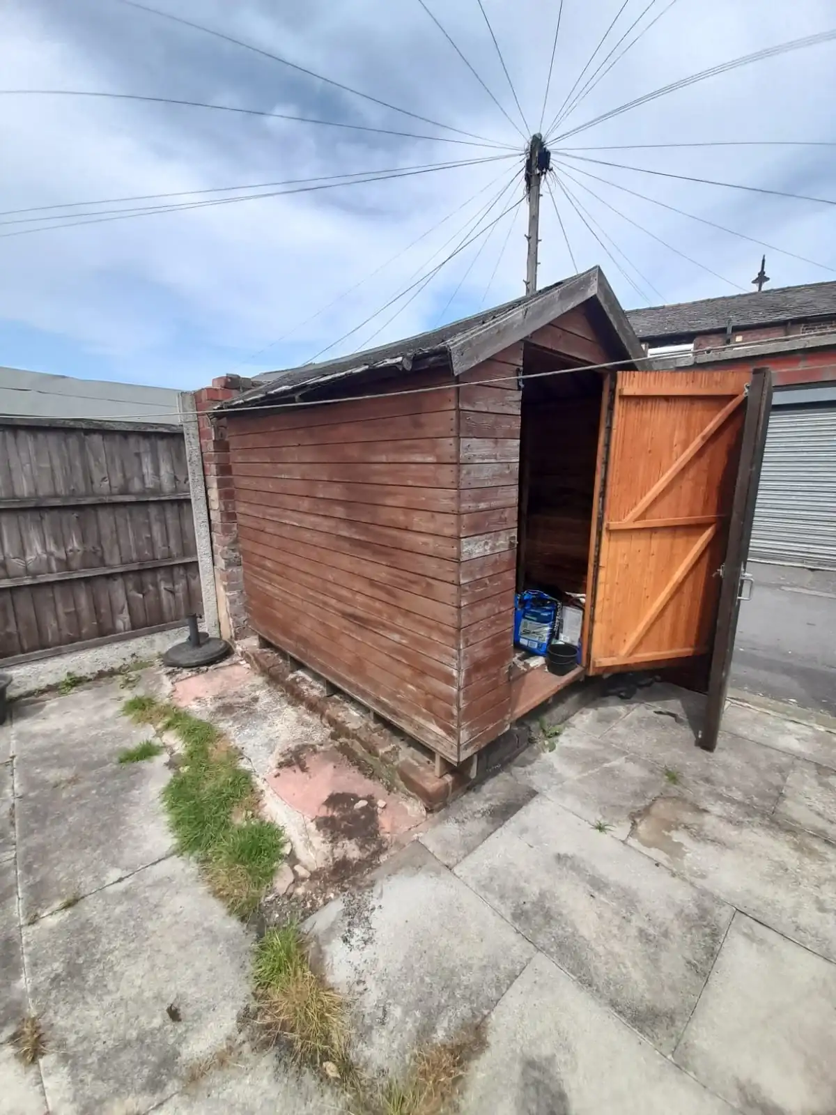 Shed Removal in Lytham St Annes - uniformed team with van