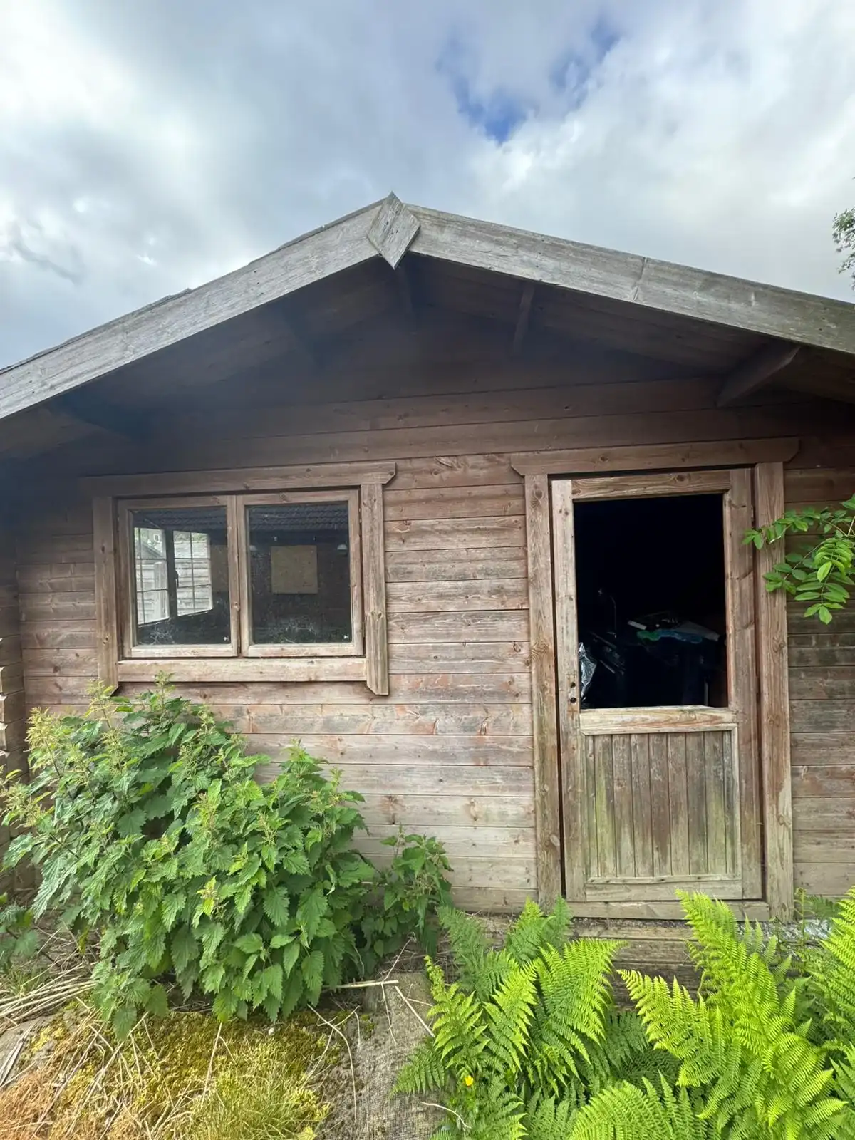 Shed Removal in Blackburn - uniformed team with van