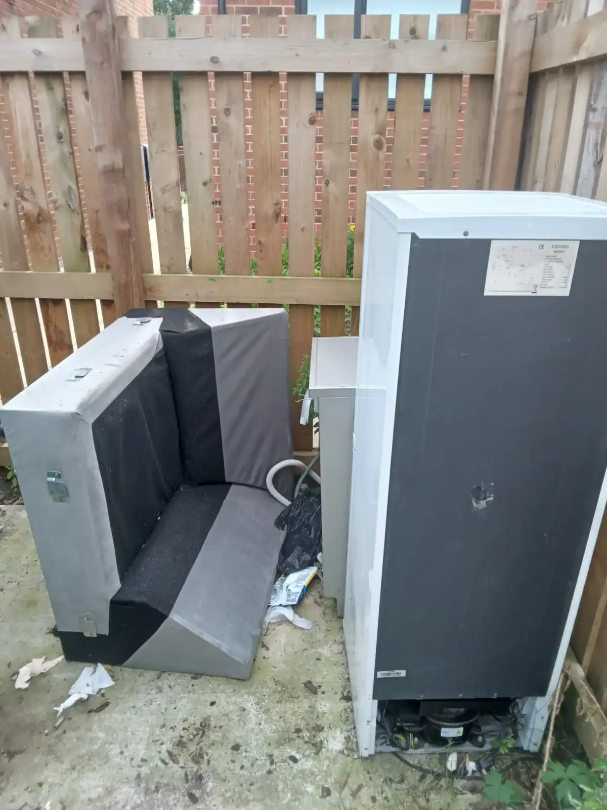 Bulky Waste Collection in Keighley - uniformed team with van