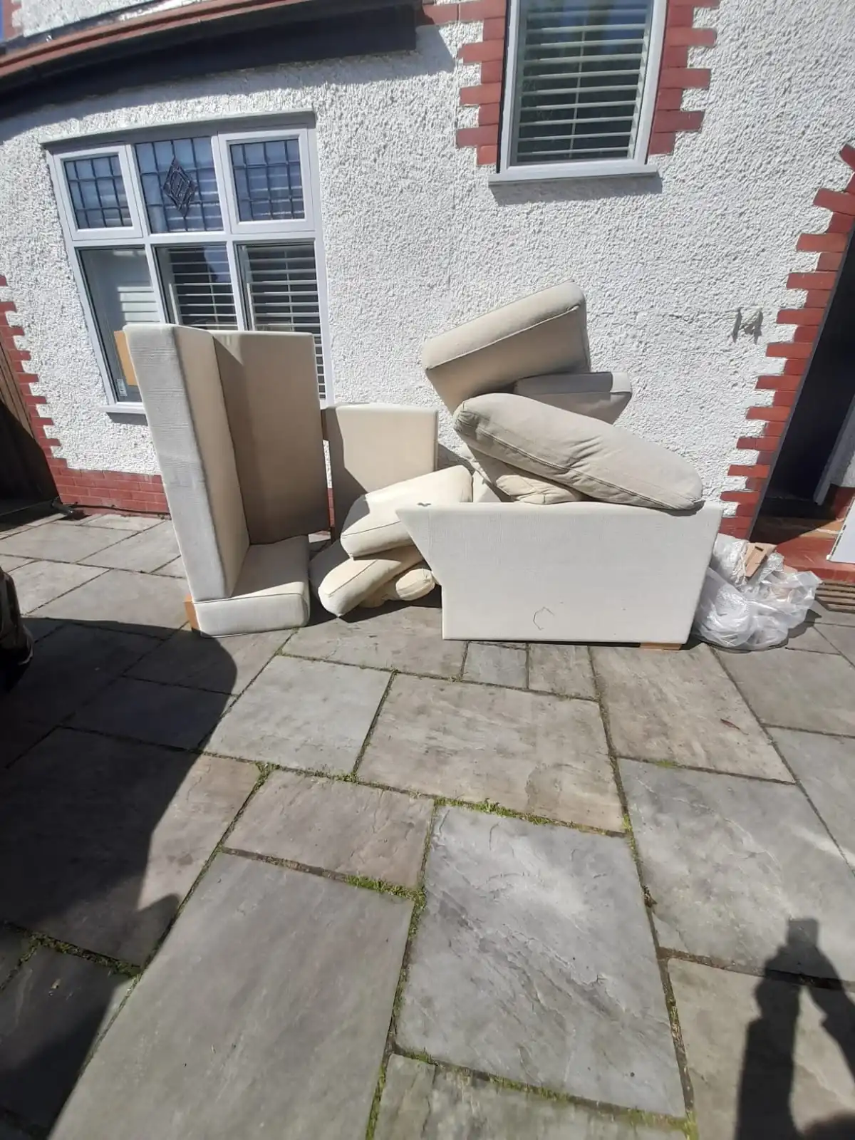 Bulky Waste Collection in Hazel Grove - uniformed team with van