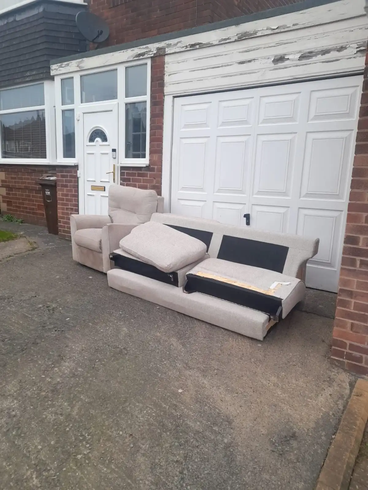 Bulky Waste Collection in Ramsbottom - uniformed team with van