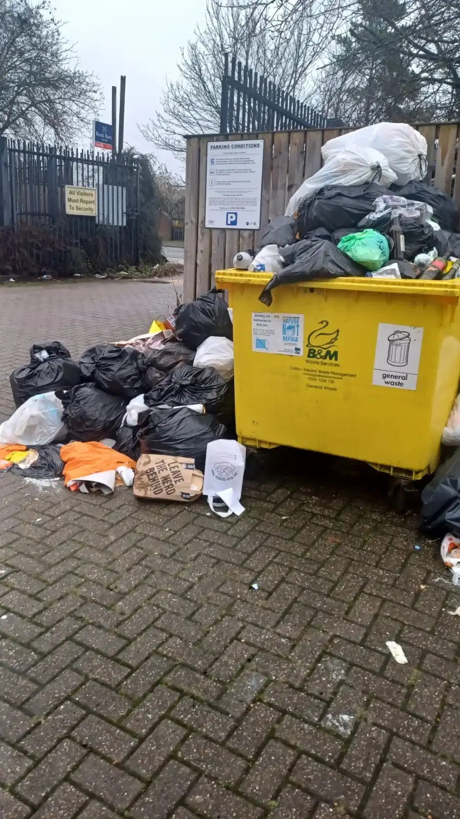 Commercial Waste Removal in Batley - uniformed team with van