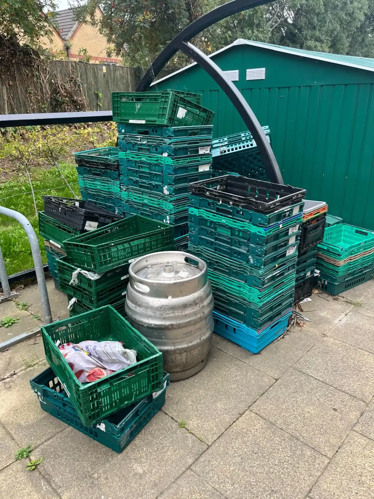 Commercial Waste Removal in Cheadle Hulme - uniformed team with van