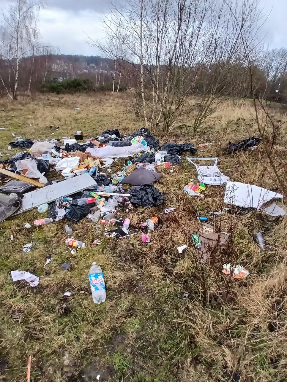 Fly-Tipping Clearance in Alderley Edge - uniformed team with van