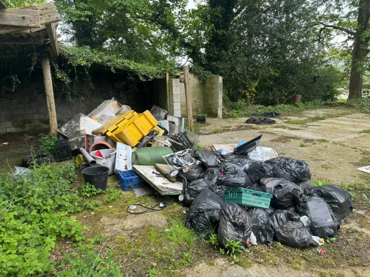 Fly-Tipping Clearance in Cleveleys - uniformed team with van