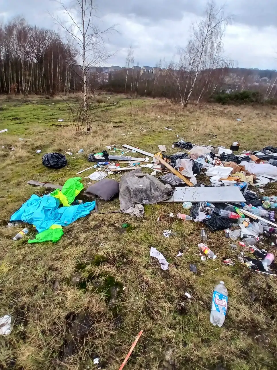 Fly-Tipping Clearance in Cheadle Hulme - uniformed team with van