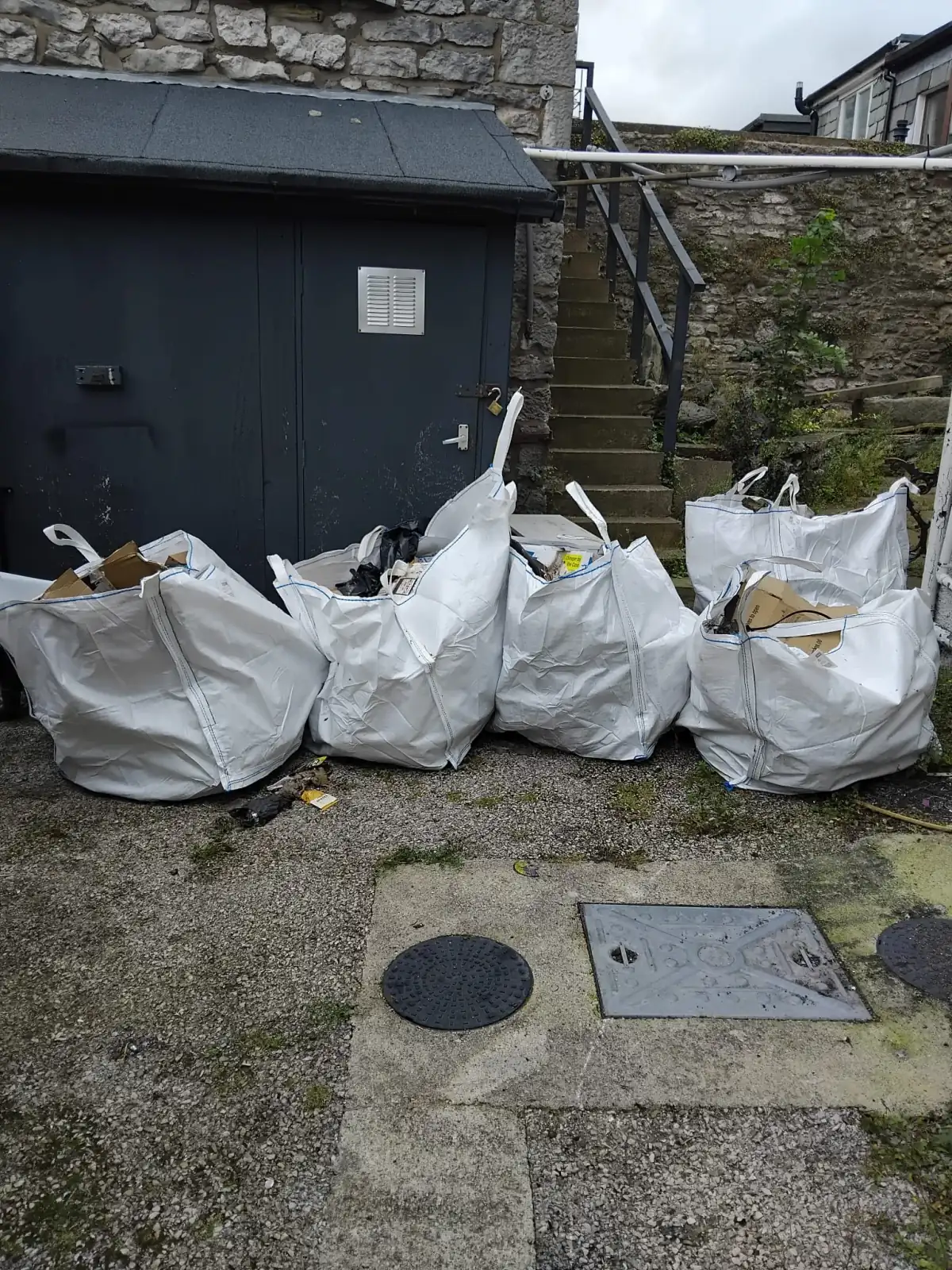 Fly-Tipping Clearance in Prestwich - uniformed team with van