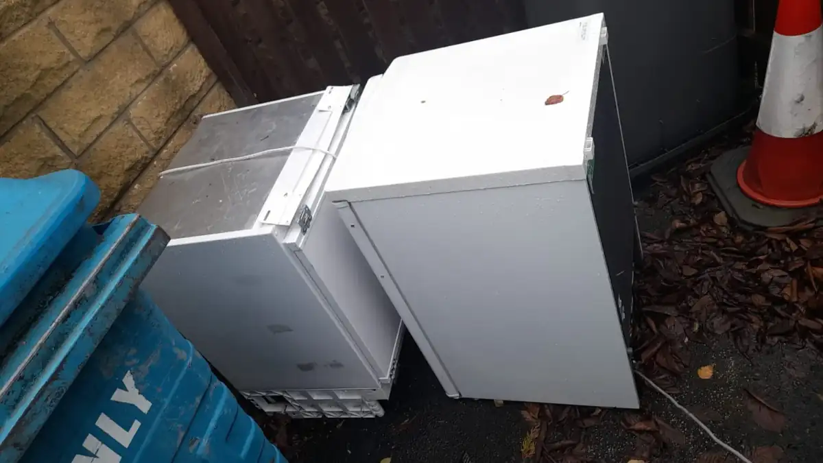 Fridge/Freezer Removal in Cheadle Hulme - uniformed team with van