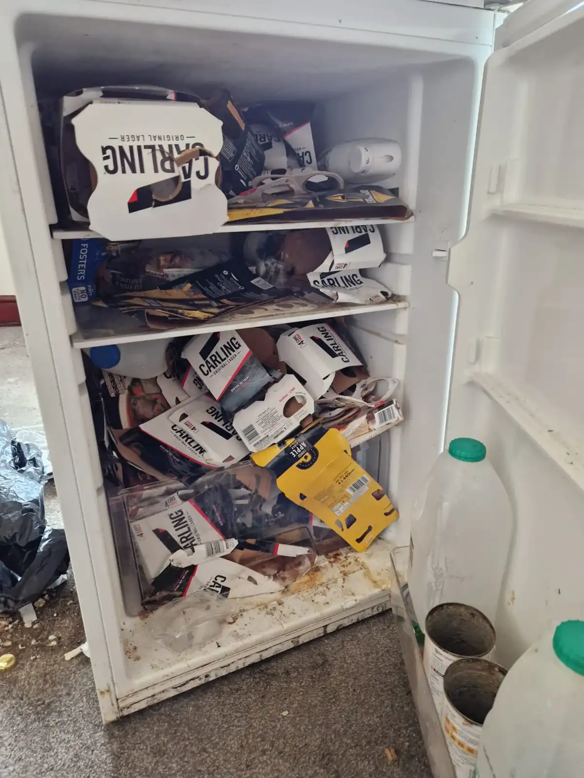 Fridge/Freezer Removal in Todmorden - uniformed team with van