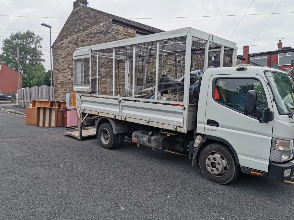 Property Clearance in Congleton - uniformed team with van