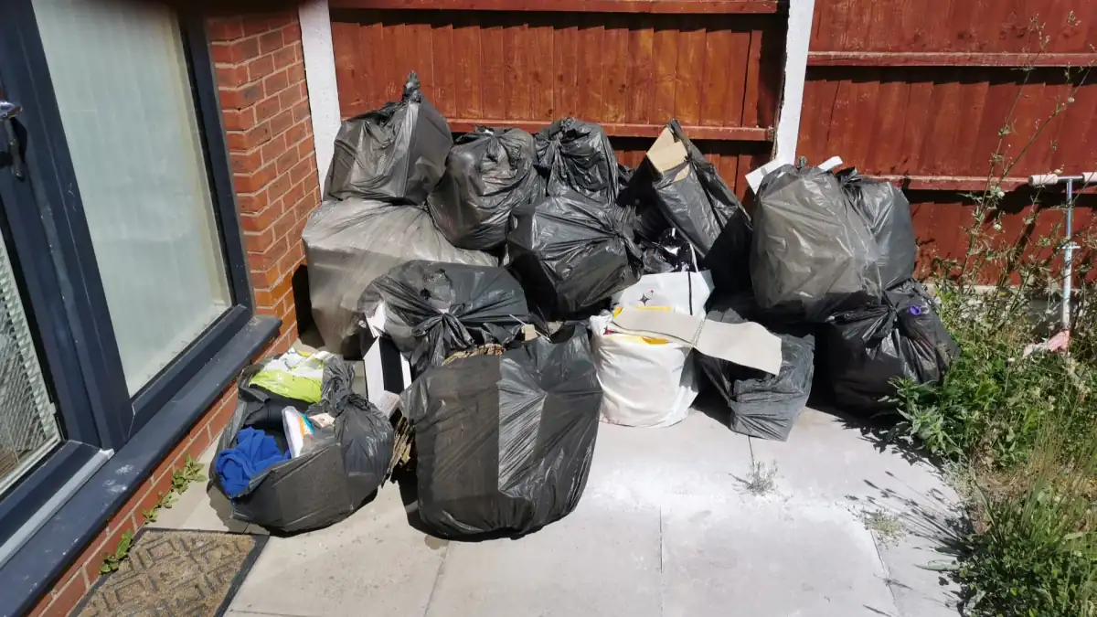 Rubbish Removal in Ramsbottom - uniformed team with van