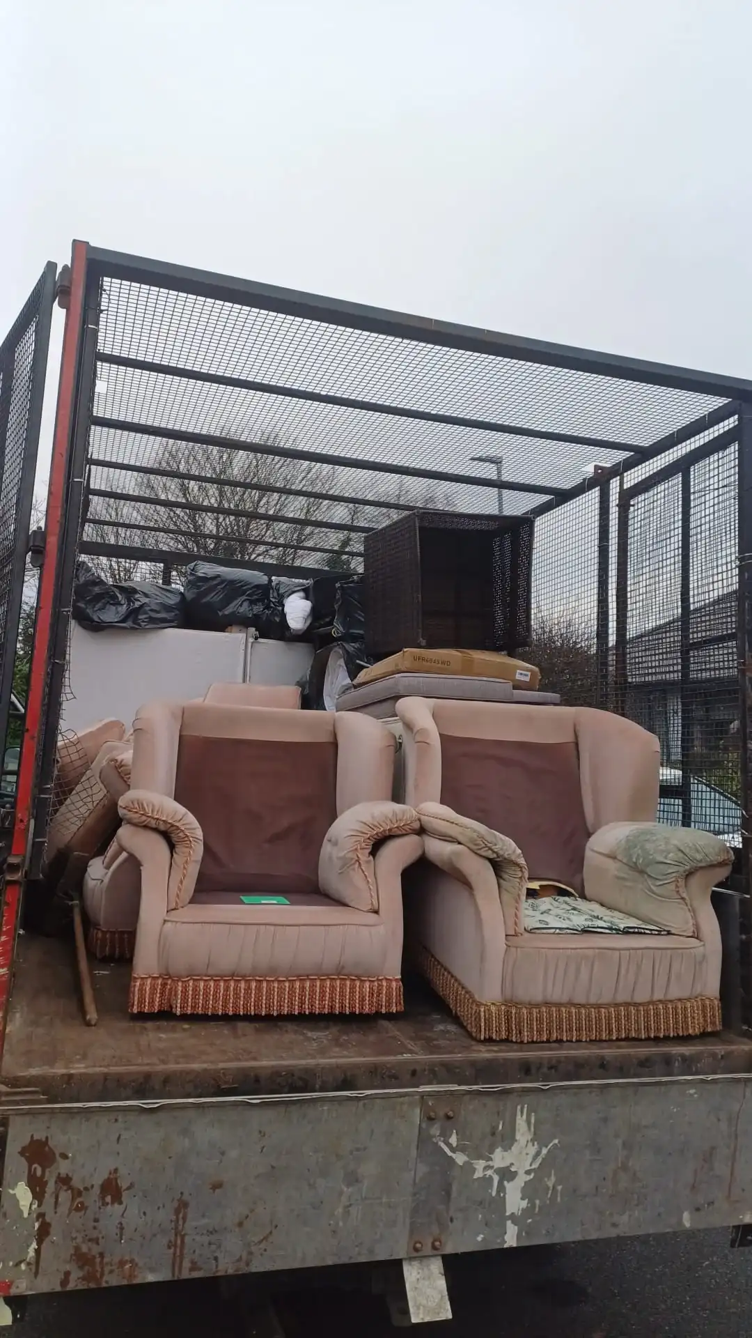 Sofa Removal in Birkenhead - uniformed team with van