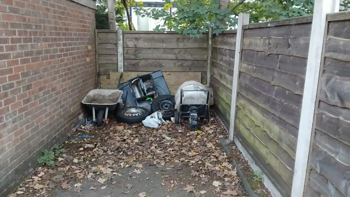 Trade Waste Removal in Fazakerley - uniformed team with van