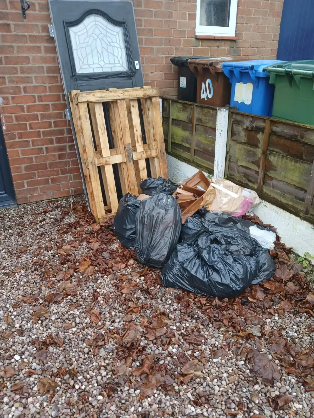 Trade Waste Removal in Cheadle Hulme - uniformed team with van