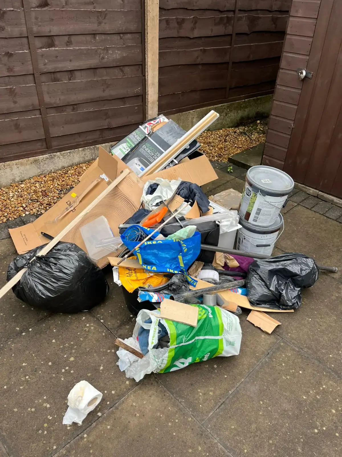 Trade Waste Removal in Old Swan - uniformed team with van
