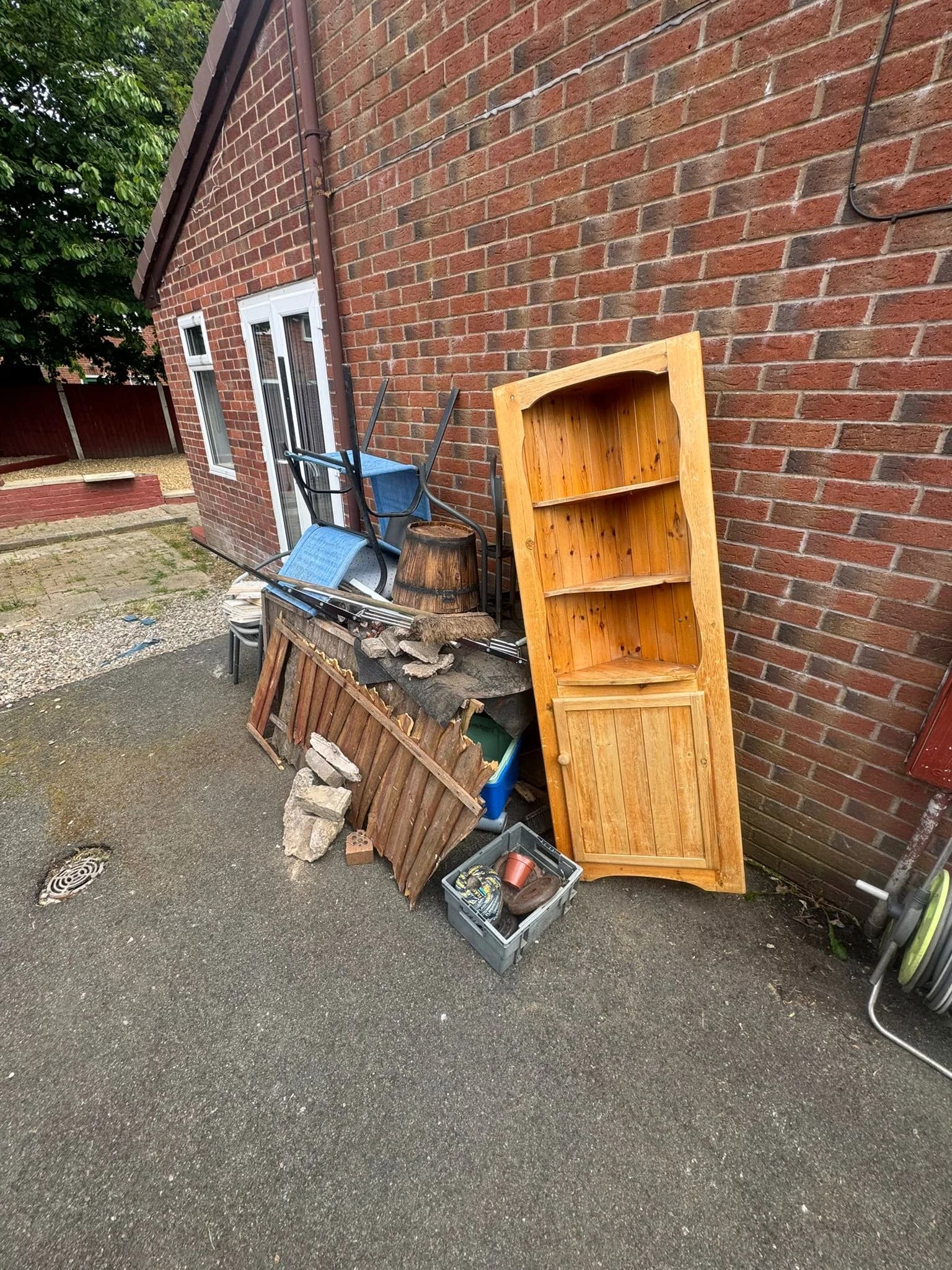 Before Bulky Waste Collection in West Lancashire - property before clearance