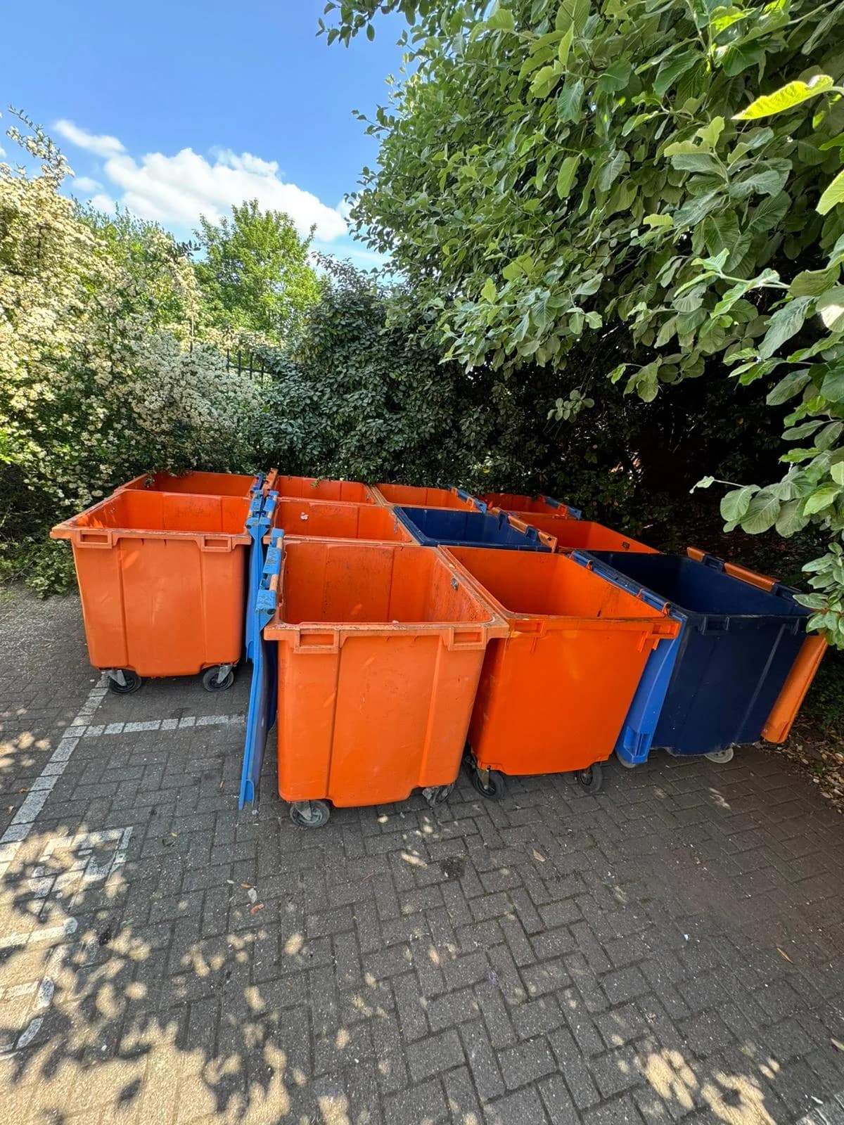 After Emergency Bin Collection in Fylde - completed clearance