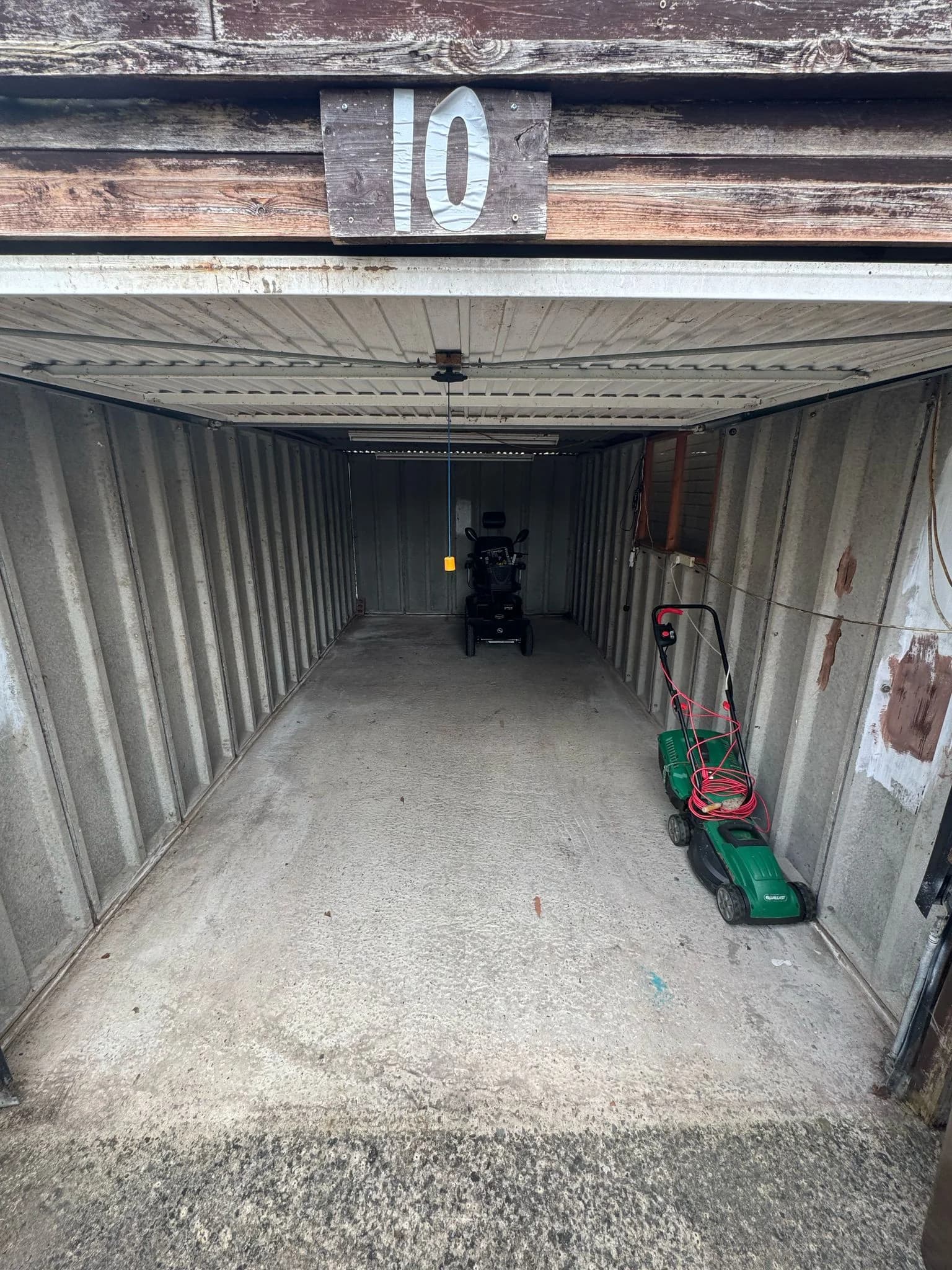 After Garage Clearance - completed clearance showing clean space