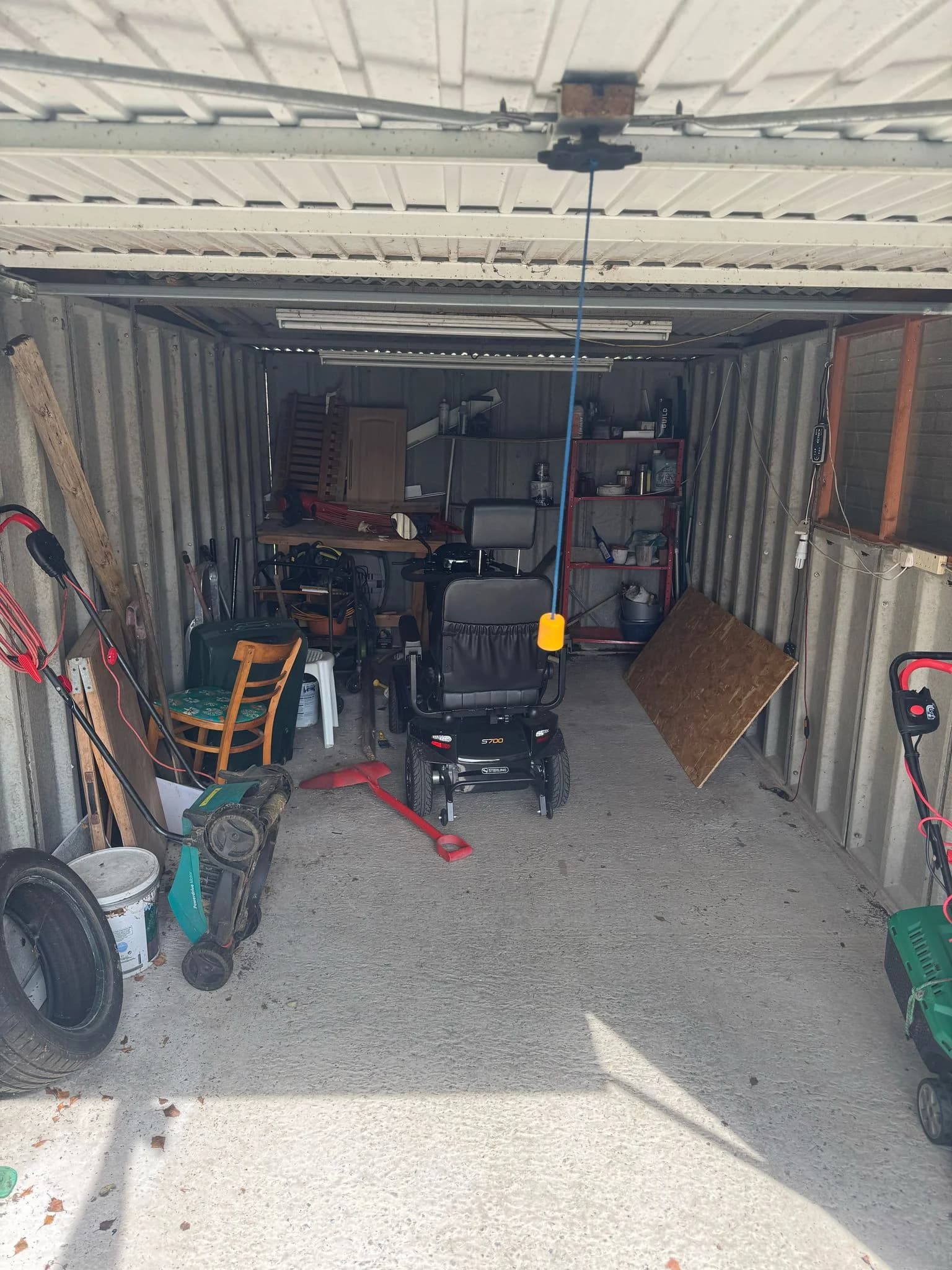 Before Garage Clearance - property clearance in progress