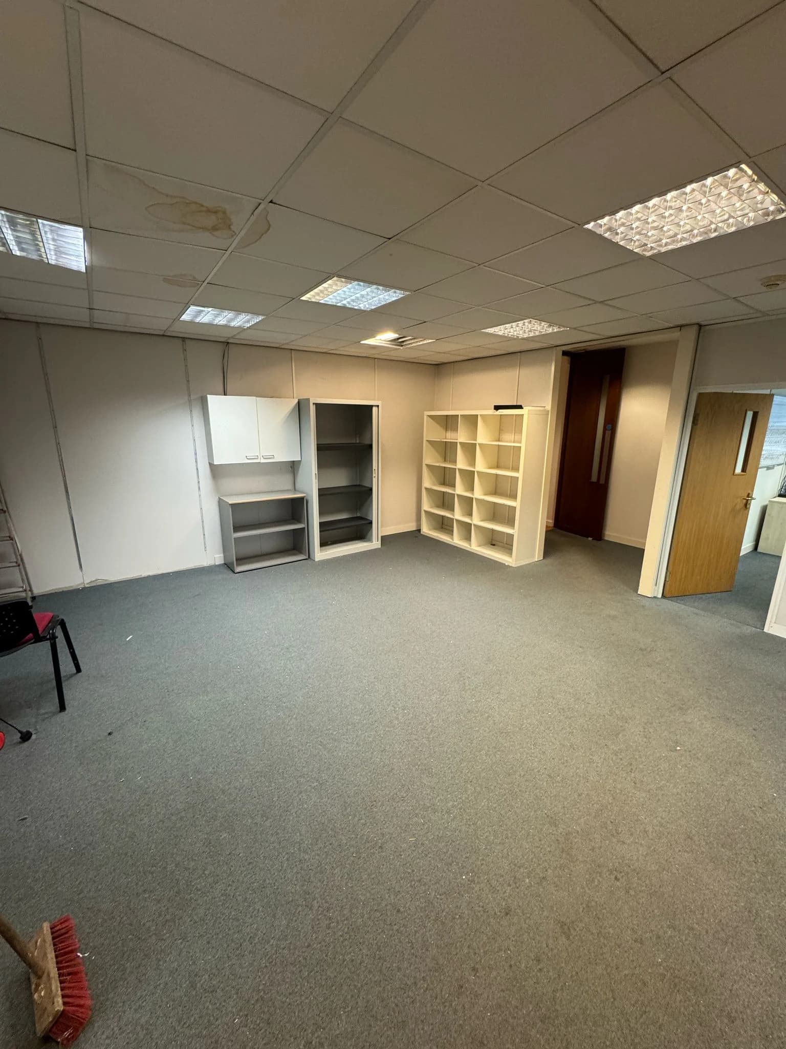 After Office Clearance - completed clearance showing clean space