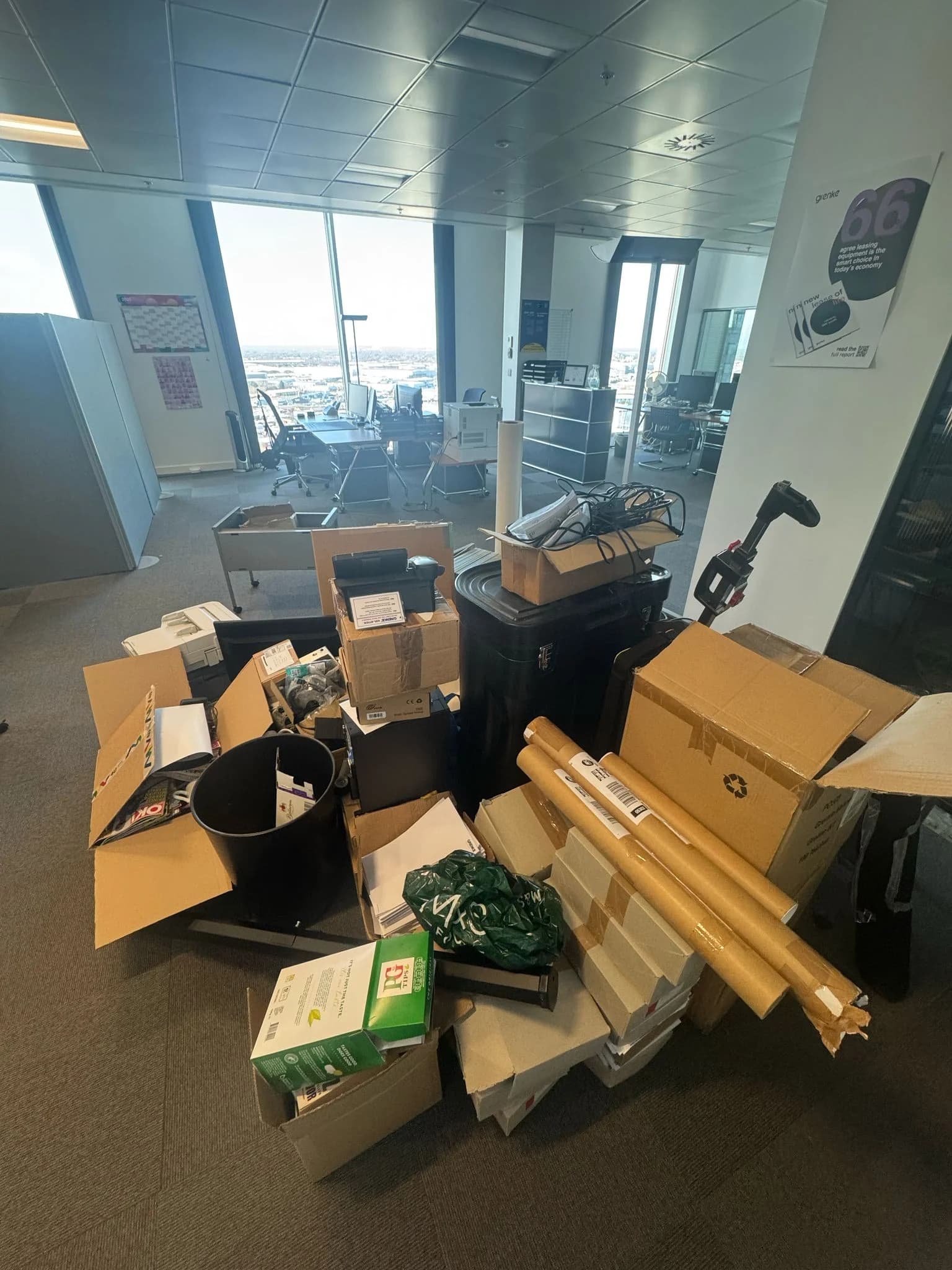 Before Office Clearance - property clearance in progress