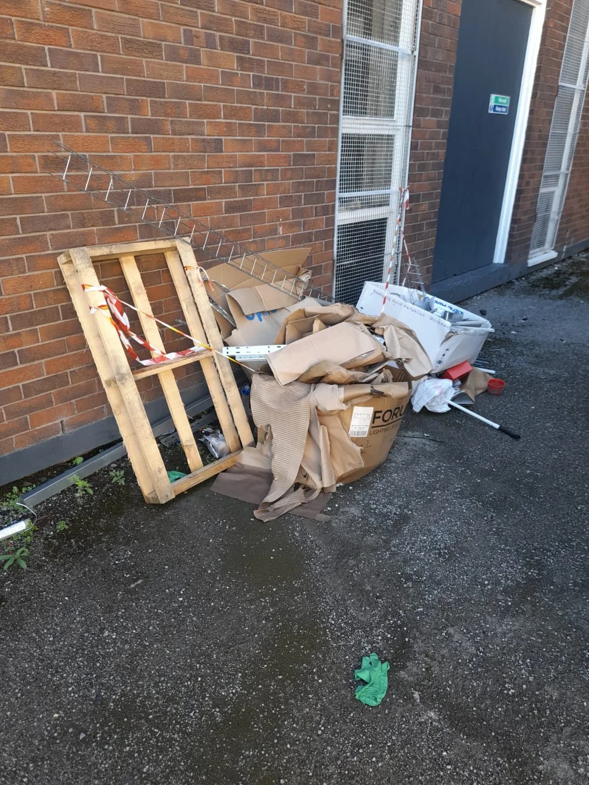 Before Trade Waste Removal in Pendle - property before clearance